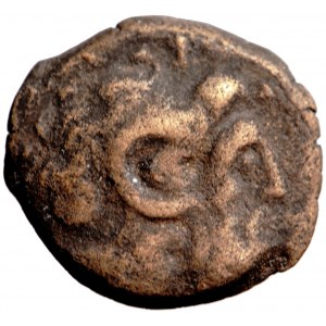 Grécko, Ptolemaiovské kráľovstvo, Kyrenaika, Kyréna, Ptolemaios VIII Euergetes II, bronz 163-145 pred Kr.