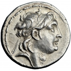 Řecko, Sýrie, Seleukidská říše, Antiochos VII Euergetes, drachma 138-129 př. n. l., Antiochie
