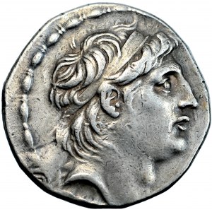 Grecja, Syria, Imperium Seleukidów, Antioch VII Euergetes, tetradrachma 138-129 przed Chr., Antiochia