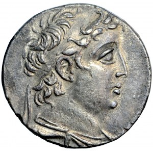 Greece, Syria, Seleukid Empire, Demetrios II Nikator, AR Tetradrachm, 130-129, Tyre mint