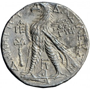 Řecko, Sýrie, Seleukidská říše, Demetrius II Nicator, tetradrachma 130-129 př. n. l., Tyr