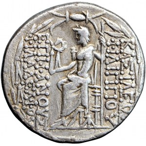 Řecko, Sýrie, Seleukidská říše, Filip I. Filadelfos, tetradrachma po 88/87 př. n. l., Antiochie