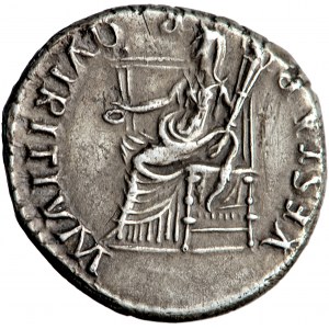 Římská říše, Vitellius, denár 69 po Chr., Lugdunum