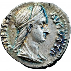 Roman Empire, Sabina, AR Denarius, AD 134-138, Rome mint