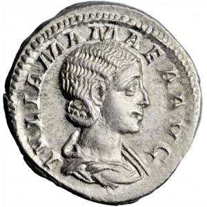 Římská říše, Julia Mamea, denár 222, Řím