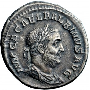 Římská říše, Balbín, denár 238, Řím
