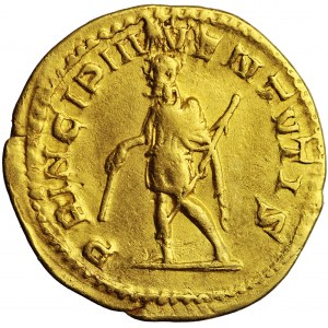 Roman Empire, Herennius Etruscus, as Caesar, AV Aureus, AD 250-251, Rome mint