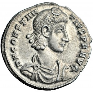 Roman Empire, Constantius II, AR Siliqua, AD 351-355, Sirmium mint