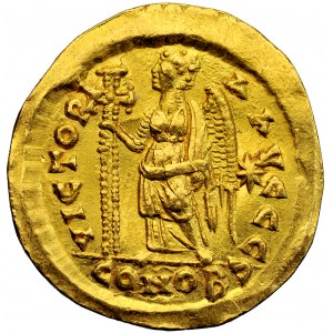 Roman Empire (Eastern part), Marcian (450-457), solidus, Constantinople, officina 5