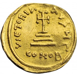 Cesarstwo Wschodnie (Bizantyńskie), Herakliusz I i Herakliusz Konstantyn (641-668), solid, 629-632, Konstantynopol