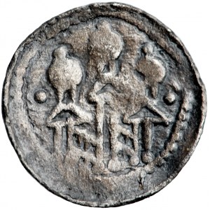 Polsko, Boleslav II Szczodry, královský denár, 1076-1079, Krakov
