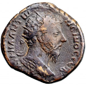 Roman Provincial, Cyrenaica, Marcus Aurelius, AE, AD 170/1, Cyrene
