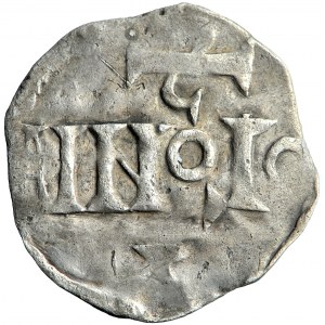 Nemecko (dnes Belgicko), Dolné Lotrinsko, Henrich II. ako kráľ (1002-1014), denár, bližšie neurčená mincovňa v údolí rieky Mosely