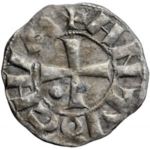 Outremer (the Latin East, the Crusaders), Duchy of Antioch, Bohemond III (1163-1201), bare-head denier, 1163-1168/70, mint of Antioch