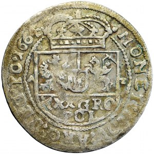 Poland, John Casimir, The Crown of Poland, złoty (tymf) 1664, Cracow mint