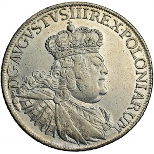Poland (Saxony), August III, banco-taler 1755, Leipzig mint