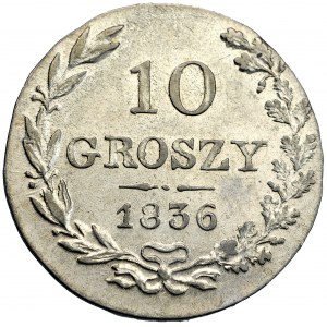 Poland, territory annexed by Russia, 10 groschen 1836, Warsaw mint
