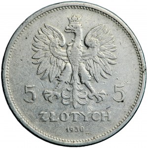 Poland, Second Republic, 5 zlotys ‘Nike’ type, 1930, Warsaw mint
