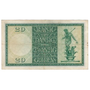 Gdańsk 20 guldenów 1937 seria K