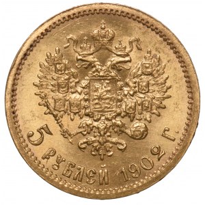 Rosja 5 rubli 1902