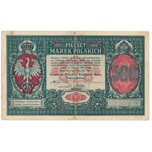 500 marek 1919 rok Dyrekcja - niezły