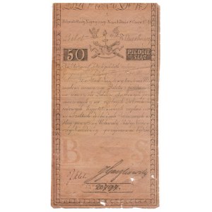 50 złotych 1794 - A- cienki papier