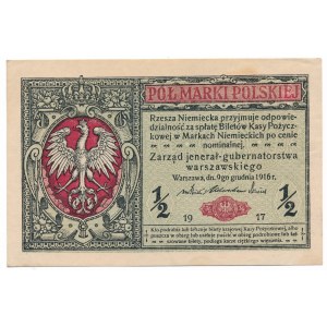 1/2 Jenerał 1916 -A- numerator czerwony 