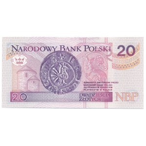 20 złotych 1994 -AB- bardzo rzadka seria. 