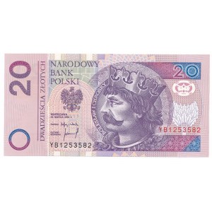 20 złotych 1994 -YB- seria zastępcza