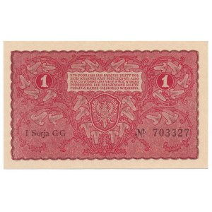 1 marka 1919 I Serja GG