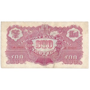 100 złotych 1944 aA - skrajnie rzadka odmiana