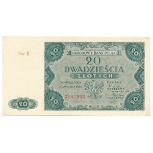 20 złotych 1947 -B- 