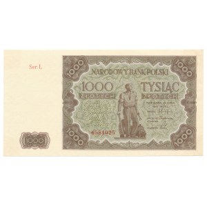 1000 złotych 1947 -Ł- piękny 