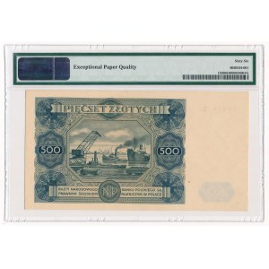 500 złotych 1947 -T2- PMG 66 EPQ
