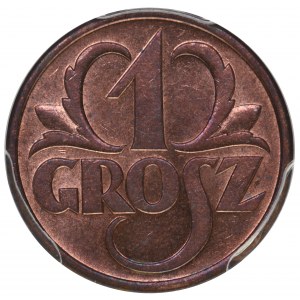 1 grosz 1939 PCGS MS63 RB