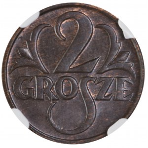 2 grosze 1925 NGC MS63 BN