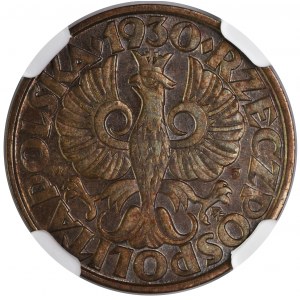 5 groszy 1930 NGC MS62 BN