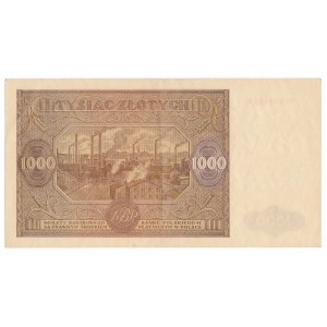 1000 złotych 1946 -W- rzadsza odmiana