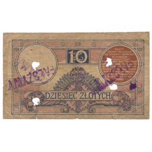 10 złotych 1924 II EM B - Fałszerstwo rzadkie
