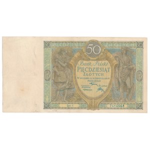 50 złotych 1925 Ser.V. rzadki