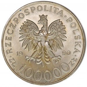 Solidarność 100.000 złotych 1990 TYP A 