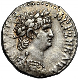 Sýria, Antiochia, tetradrachma, Nero, 63-64 po Chr.