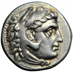 Królestwo Macedonii, drachma, typ Aleksandra III, Abydos, ok. 310-301 przed Chr.