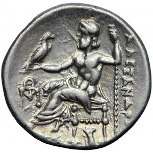 Macedónske kráľovstvo, drachma, typ Alexander III, Abydos, asi 310-301 pred n. l.