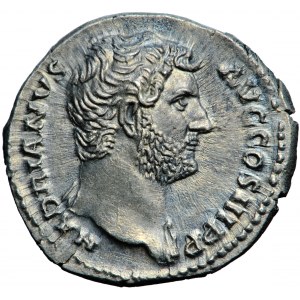 Hadrian, AR Denarius, Rome, 134-138