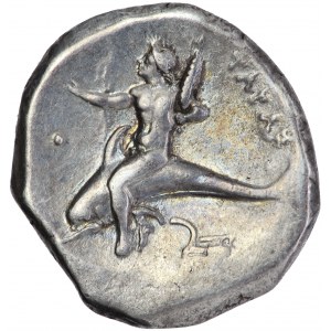 Calabria, Tarentum, AR Didrachm, circa 332-302 BC