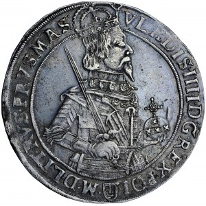 Polsko, Wladyslaw IV, Koruna, tolar 1633, muži. Bydgoszcz, Jakub Jakobson