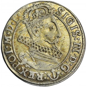 Poľsko, Žigmund III., koruna, šesťpenca 1623, mens. Krakov, dátumová pečiatka