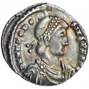 Theodosius I, AR Siliqua, Trier, 383-388