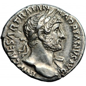 Hadrian, AR Denarius, Rome, 119-120